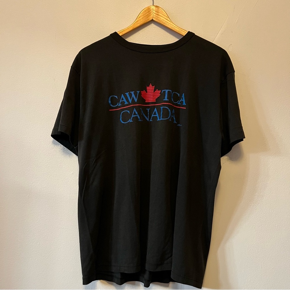 Vintage Single stitch Canadian Auto Workers Union‎ CAW TCA Men's XL T-Shirt